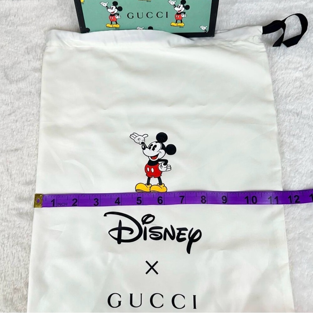 SOLD!! Gucci X Disney Mickey Mouse Large Shoe Box and dust bag STORAGE or decor! - Picture 10 of 10